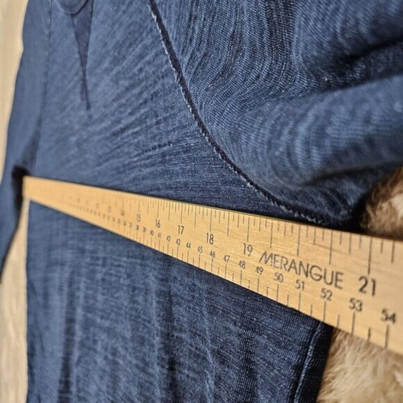 G-Star Raw Denim Long Sleeve Pullover Sweatshirt Logo Blue Shirt Men's Size L - Picture 3 of 10